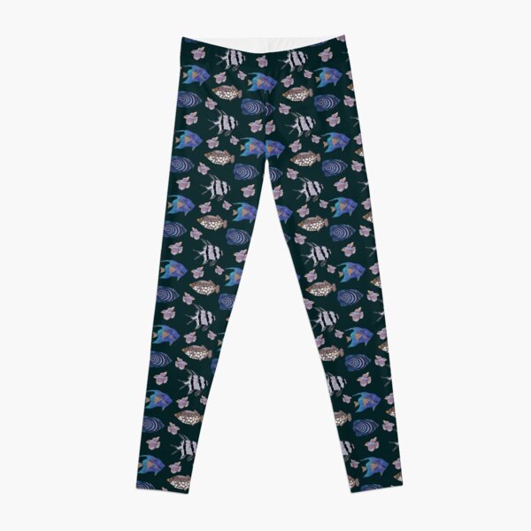 Exotic fish pattern Leggings