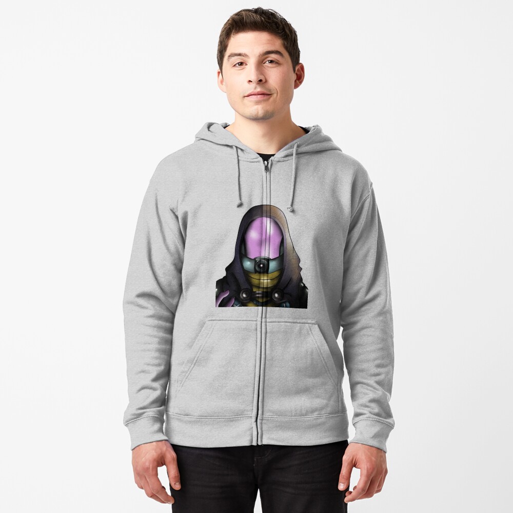 Tali Mass Effect Zipped Hoodie By Carter478 Redbubble