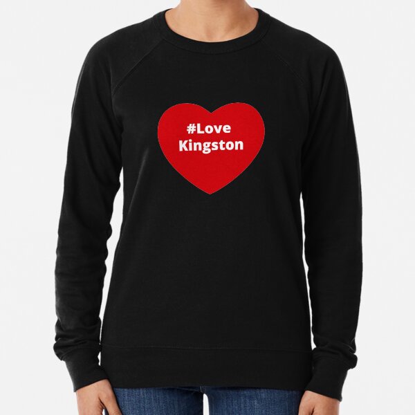 I Love Heart Kingstown Black Sweatshirt I Love Heart Kingstown Black Sweatshirt