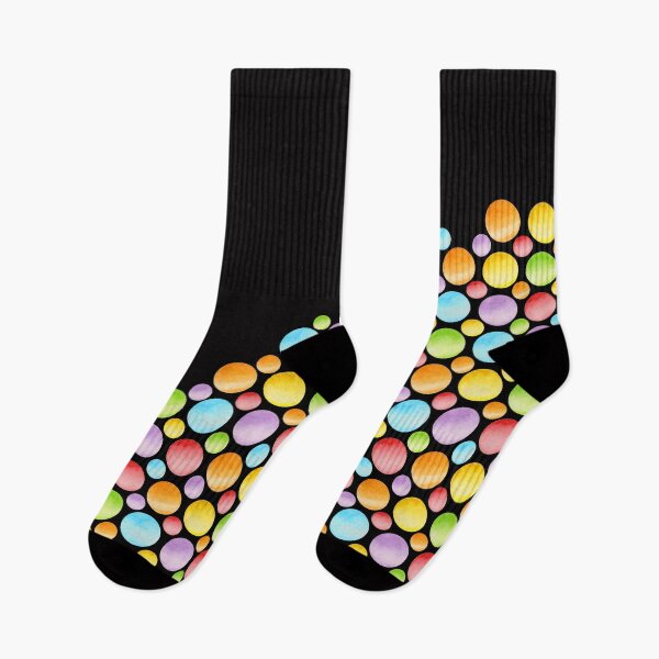Item preview, Rainbow Polka Dot Horizon designed and sold by PatriciaSheaDesigns.