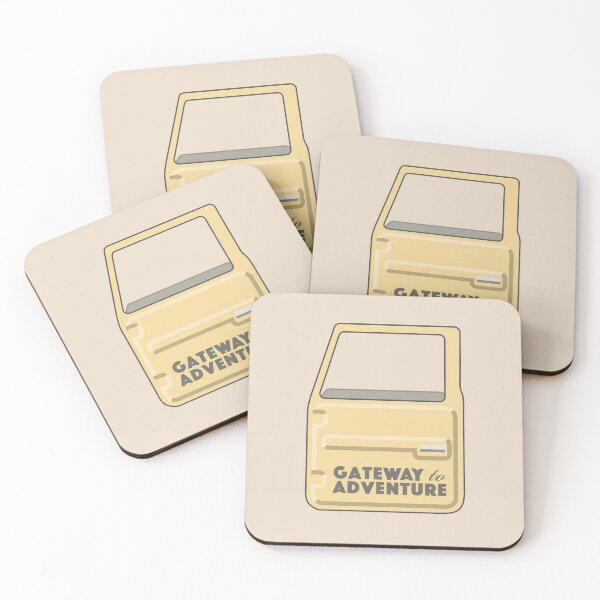 Gateway to Adventure Coasters (Set of 4)