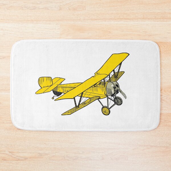 Item preview, Yellow biplane designed and sold by StefanAlfonso.
