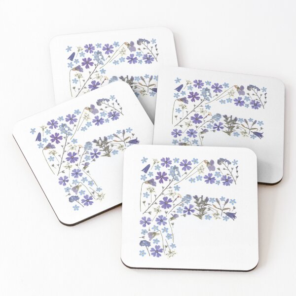 Item preview, Pressed Flowers Letter F designed and sold by 2001infinite.