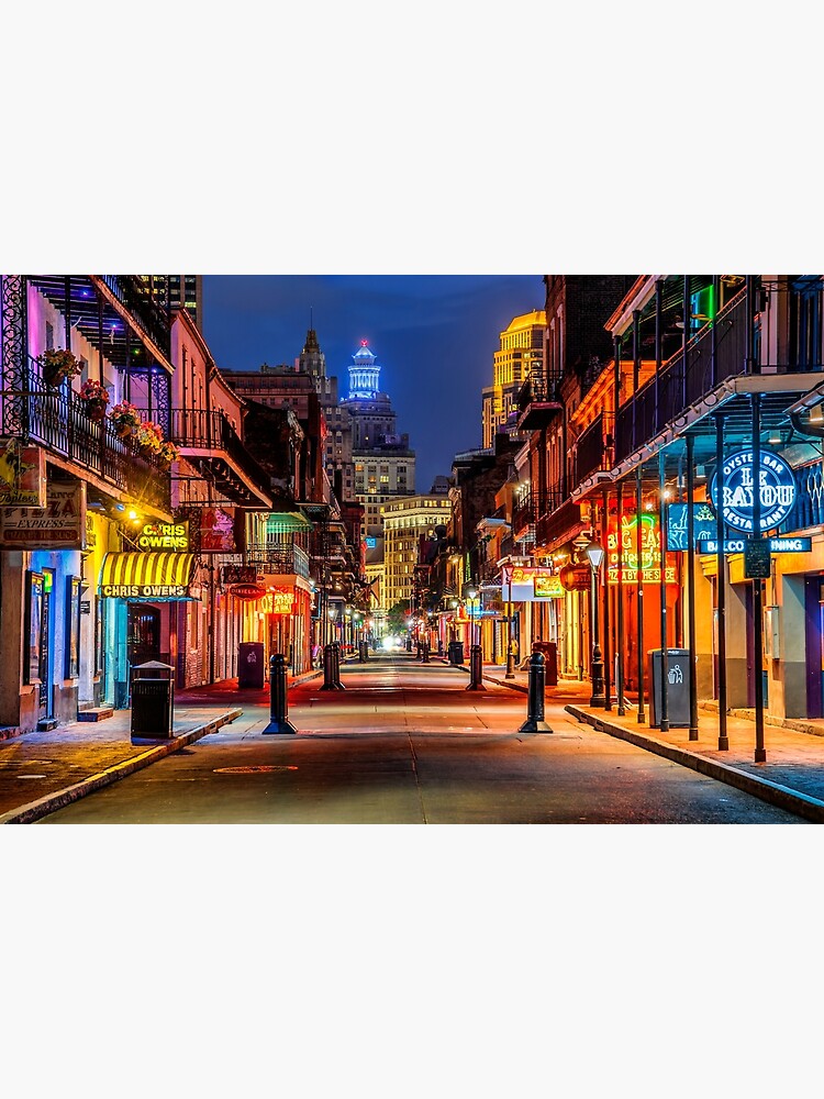 "Bourbon Street, New Orleans" Poster for Sale by tlabranche Redbubble