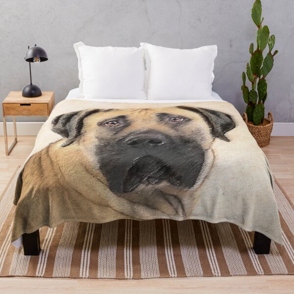Item preview, Boerboel Painting - Cute Original Dog Art designed and sold by alpendesigns.