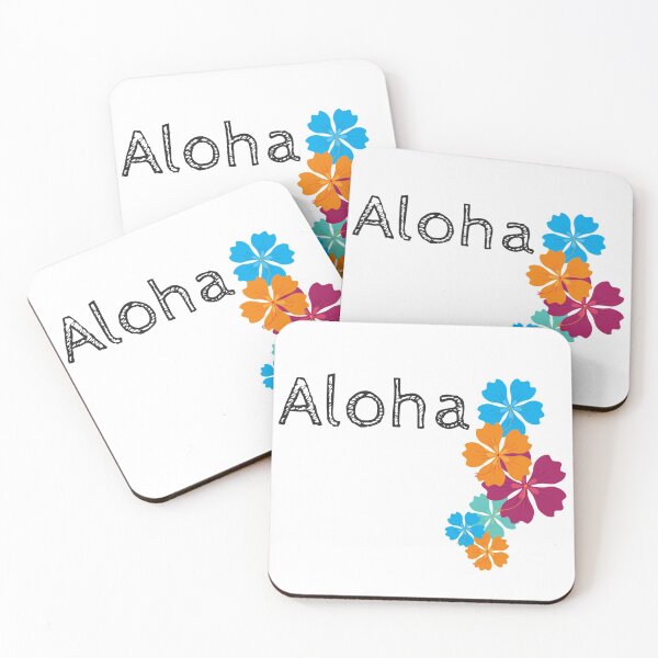 Item preview, Aloha Hawaii Vacation Luau Tropical Flower Design designed and sold by Hopscotch Shop Designs.
