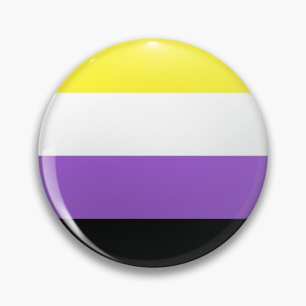 Nonbinary Pins And Buttons Redbubble - non binary roblox character