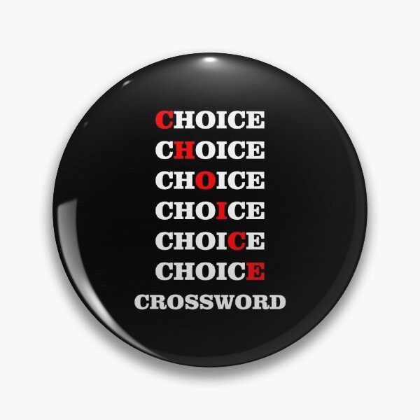 Item preview, Choice crossword  designed and sold by SGS-.