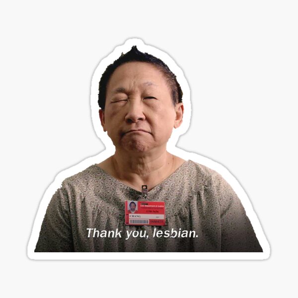 oitnb chang Pegatina