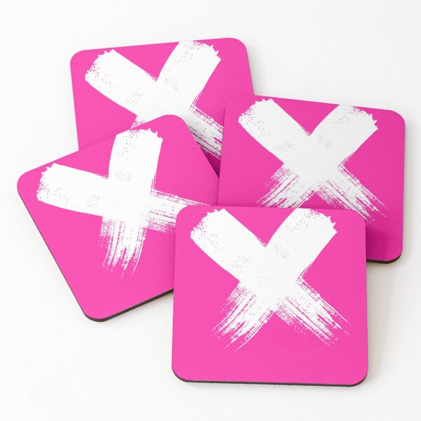 Item preview, Big X - Crossed Out Design in Pink designed and sold by Drugaya.
