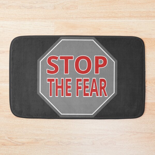 Item preview, Stop the fear sign (gray octagon) designed and sold by tuzlay.