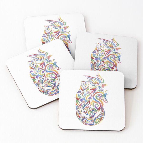 Item preview, Rainbow Animals Tribe designed and sold by TG-ART-.