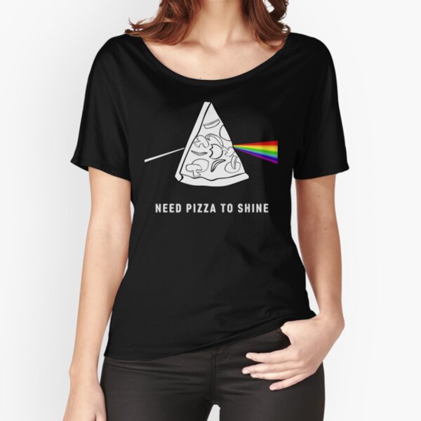 Pizza lover jokes, Visible Light Spectrum, Scientific, Engineering, Physics Jokes, funny Scientific Experiments, Diet Jokes Relaxed Fit T-Shirt