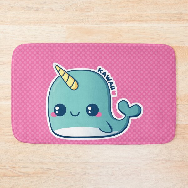 Item preview, Kawaii Blue Narwhal designed and sold by pai-thagoras.