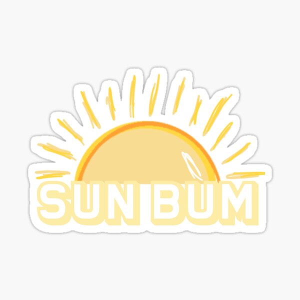 Sun Bum Sunscreen Sonny the Ape sticker Aloha surfing boarding beach life salty 