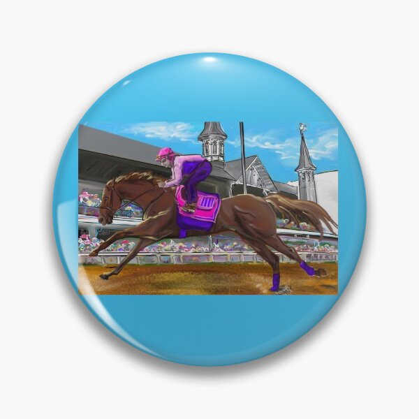 Item preview, Kentucky Derby Horse and Jockey at Churchill Downs designed and sold by Designwebjae.