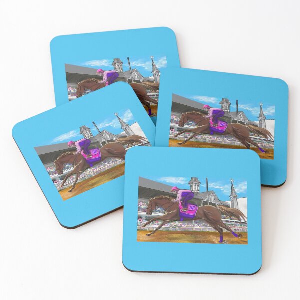 Item preview, Kentucky Derby Horse and Jockey at Churchill Downs designed and sold by Designwebjae.