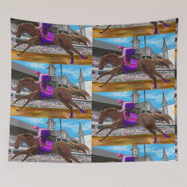 Item preview, Kentucky Derby Horse and Jockey at Churchill Downs designed and sold by Designwebjae.