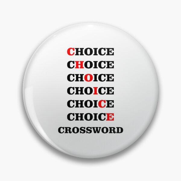 Item preview, Choice crossword designed and sold by SGS-.