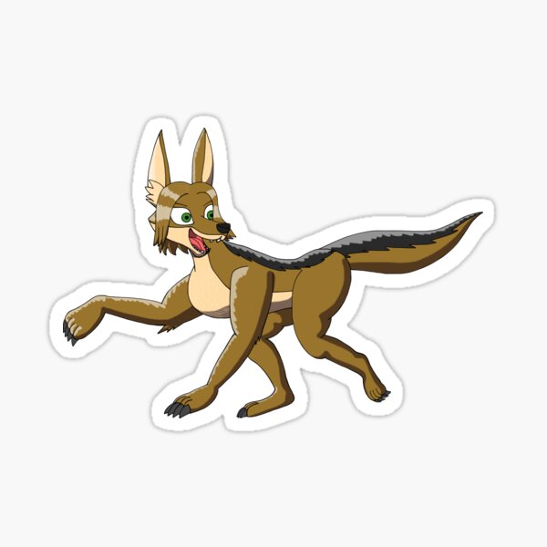 Roy the jackal Sticker
