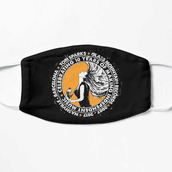 Tori Sparks + Glass Mountain Records 10th Anniversary (Yellow) Flat Mask