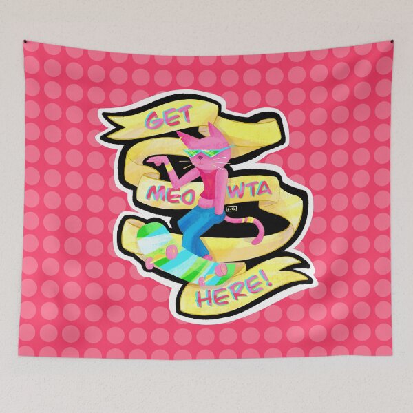 Item preview, 'Get Meowta Here' Cat designed and sold by Gwendolyn Gettelfinger.
