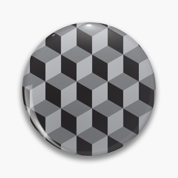 Item preview, geometric cube 3d pattern design mask designed and sold by SeaGreen72.