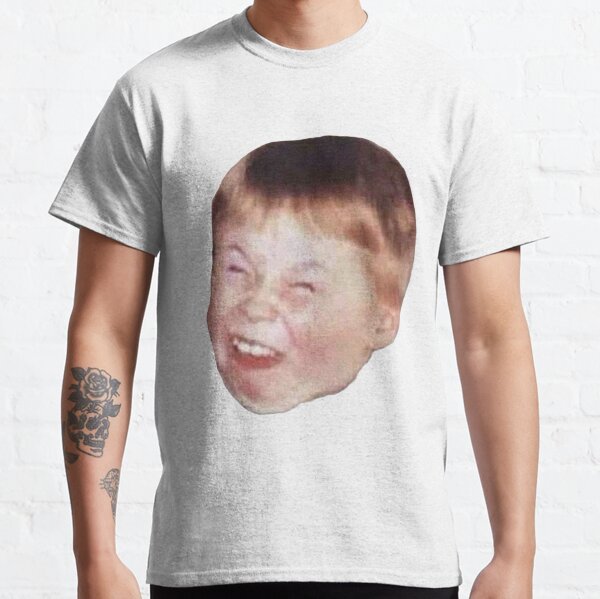 Little Kid Redhead Fat Laughing Mocking Funny Meme Face Classic T-Shirt