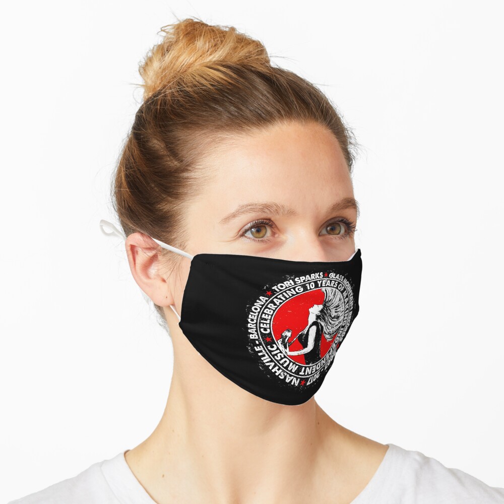 Tori Sparks + Glass Mountain Records 10th Anniversary (Red) Mask