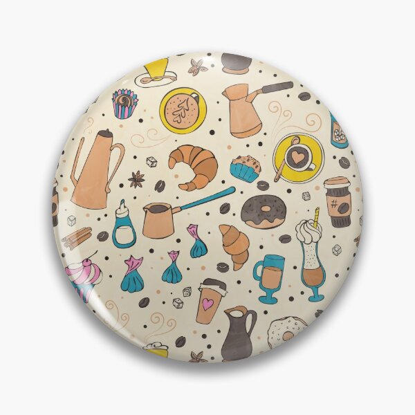 Item preview, Coffee outline seamless pattern designed and sold by Lidiebug.