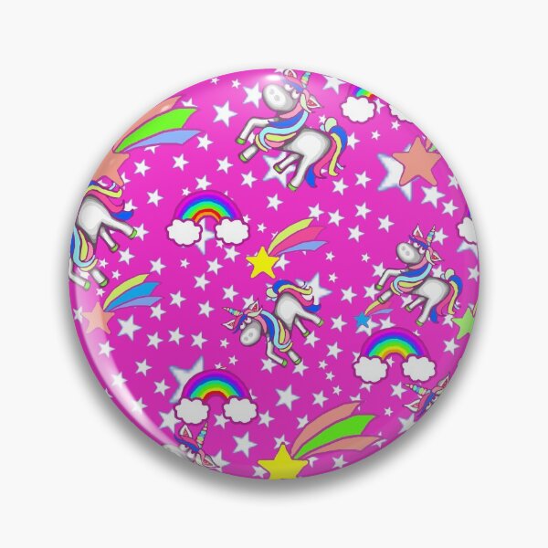 Item preview, Pink Pattern With Unicorns Rainbows And Shooting Stars designed and sold by jaggerstudios.