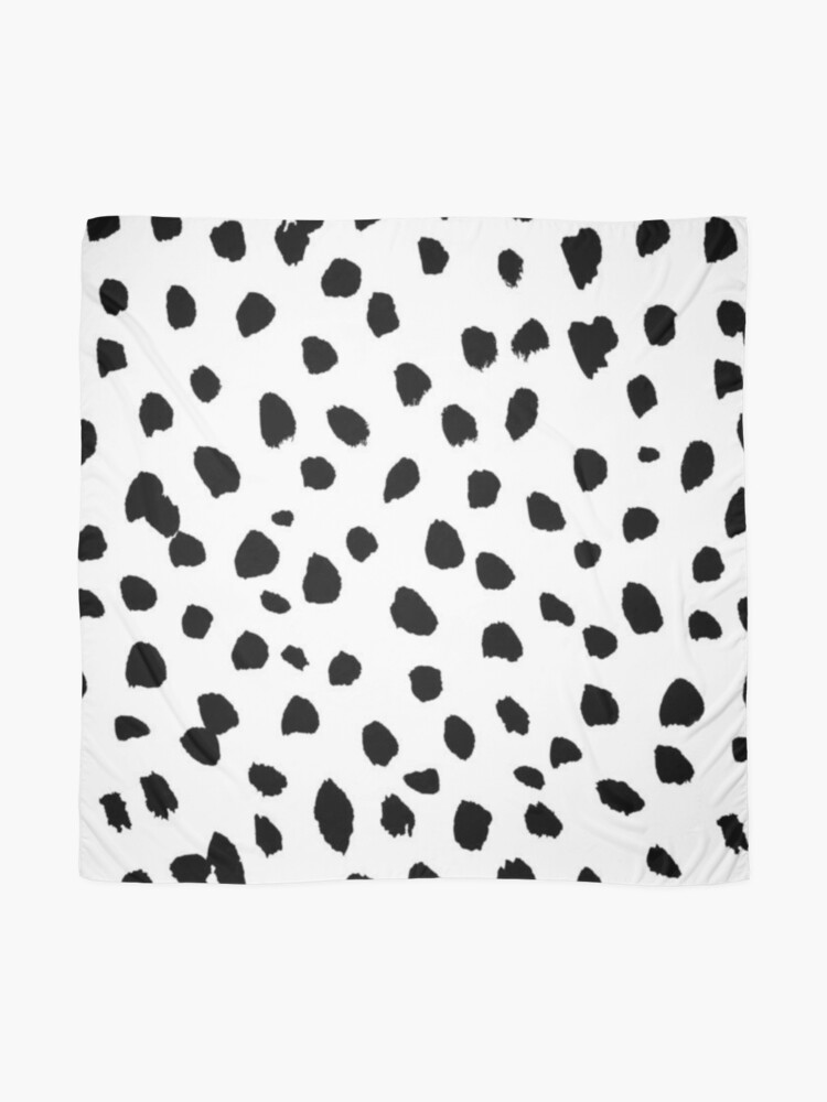 dalmation print scarf