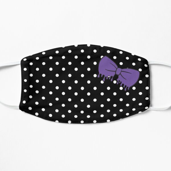 Purple Drippy Bow Mask