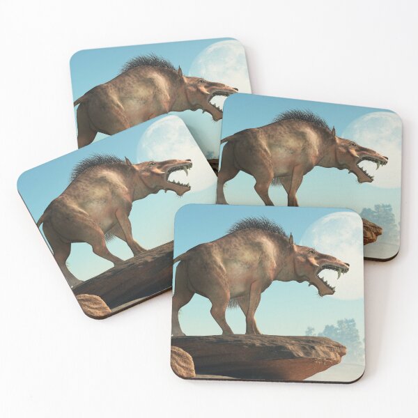 Item preview, Entelodon on a Cliff designed and sold by Daniel Eskridge.