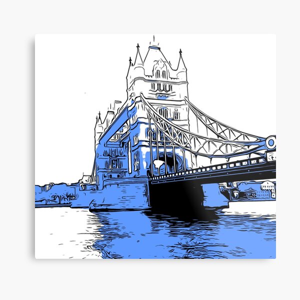 Tower Bridge, London. Metal Print