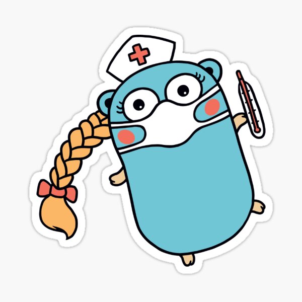 Item preview, golang gopher pandemic designed and sold by leesander.