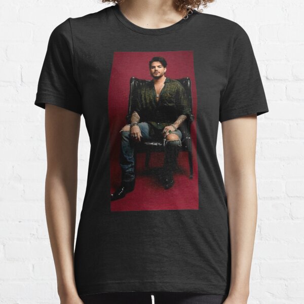 ▽ Adam Lambert Tシャツ【フォト】黒Sサイズ QUEEN
