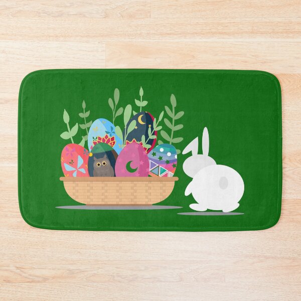 Item preview, easter bunny basket designed and sold by Gossip Rag.