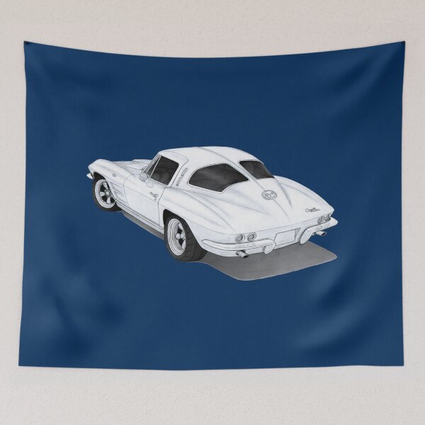 Item preview, 1963  Chevrolet Covette Stingray Drawing designed and sold by ItsMeRuva.
