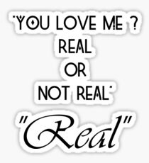 Hunger Games : Real or Not Real Sticker