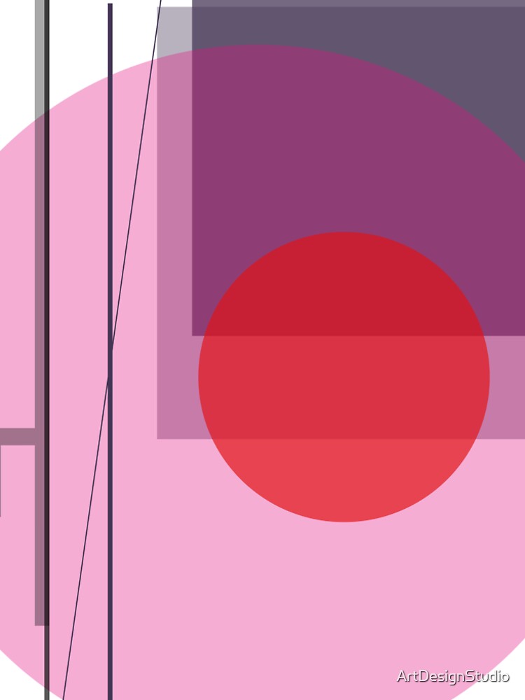 GEO POP WHITE by ArtDesignStudio