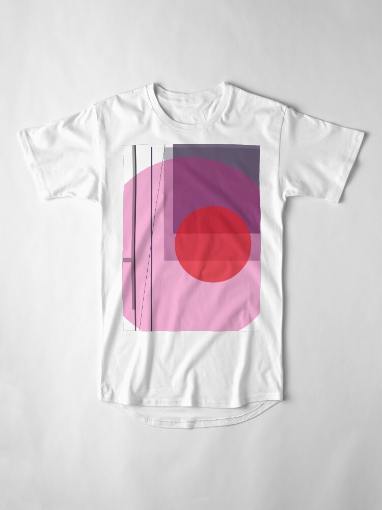 Alternate view of GEO POP WHITE Long T-Shirt