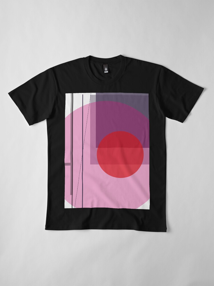 Alternate view of GEO POP WHITE Premium T-Shirt