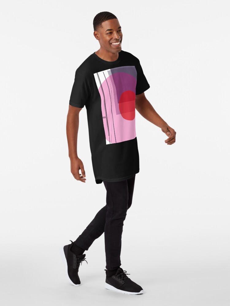 Alternate view of GEO POP WHITE Long T-Shirt