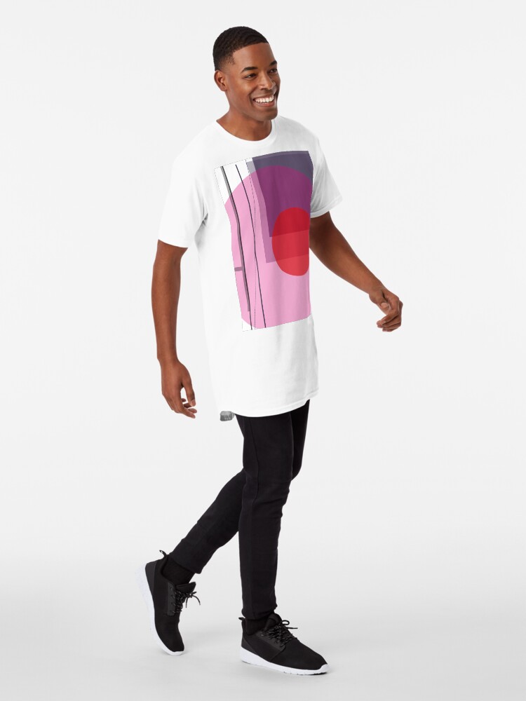 Alternate view of GEO POP WHITE Long T-Shirt