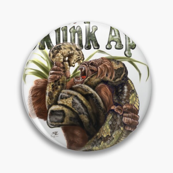 Item preview, Florida's skunk ape battling python designed and sold by sal lucente.