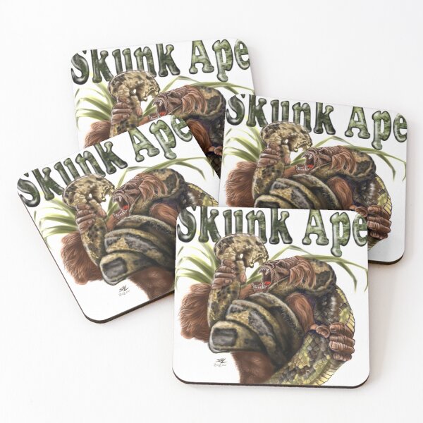 Item preview, Florida's skunk ape battling python designed and sold by sal lucente.