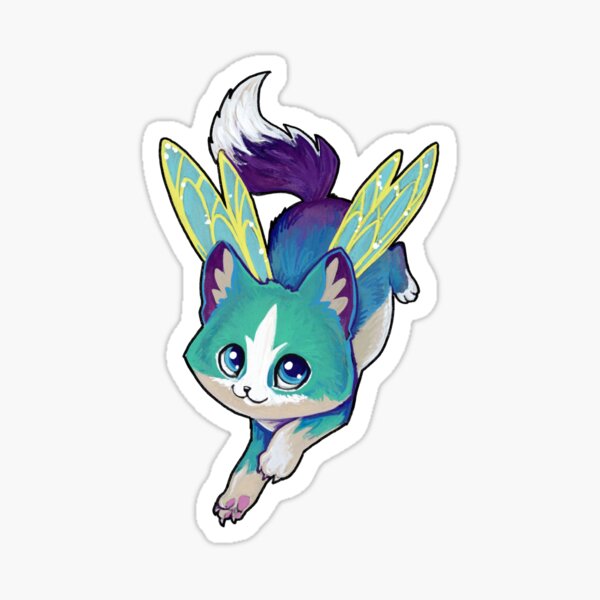 Purple Fairy Stickers Redbubble - miniature brawl star jolie