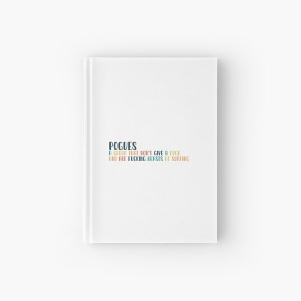 "Pouge Definition Outer Banks" Hardcover Journal for Sale by vickys