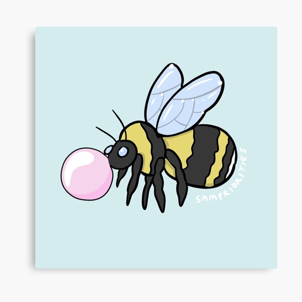 Bubble Bee Wall Art Redbubble - images of roblox hat bubble bee